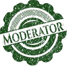 Moderator stamp Moderator stamp